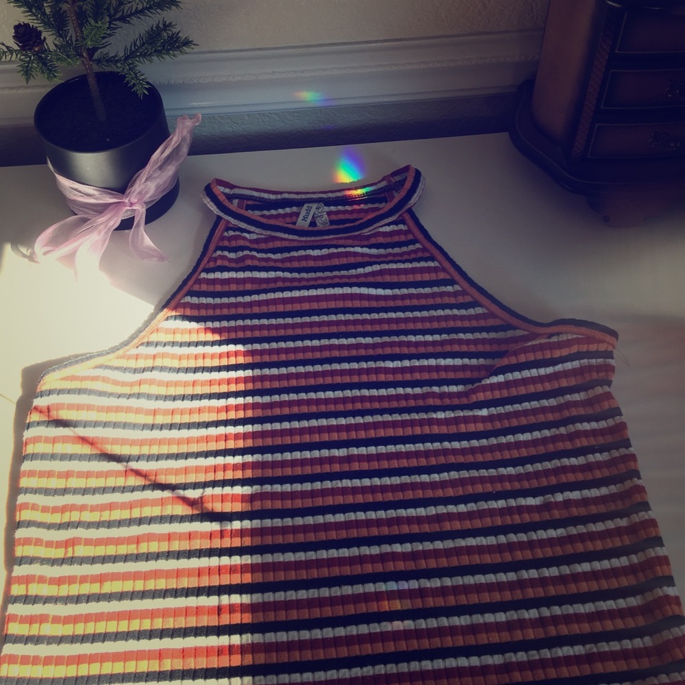 Striped Halter Top
